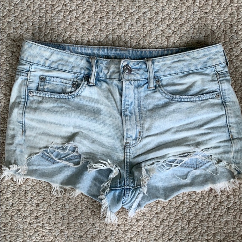 denim shorts American eagle